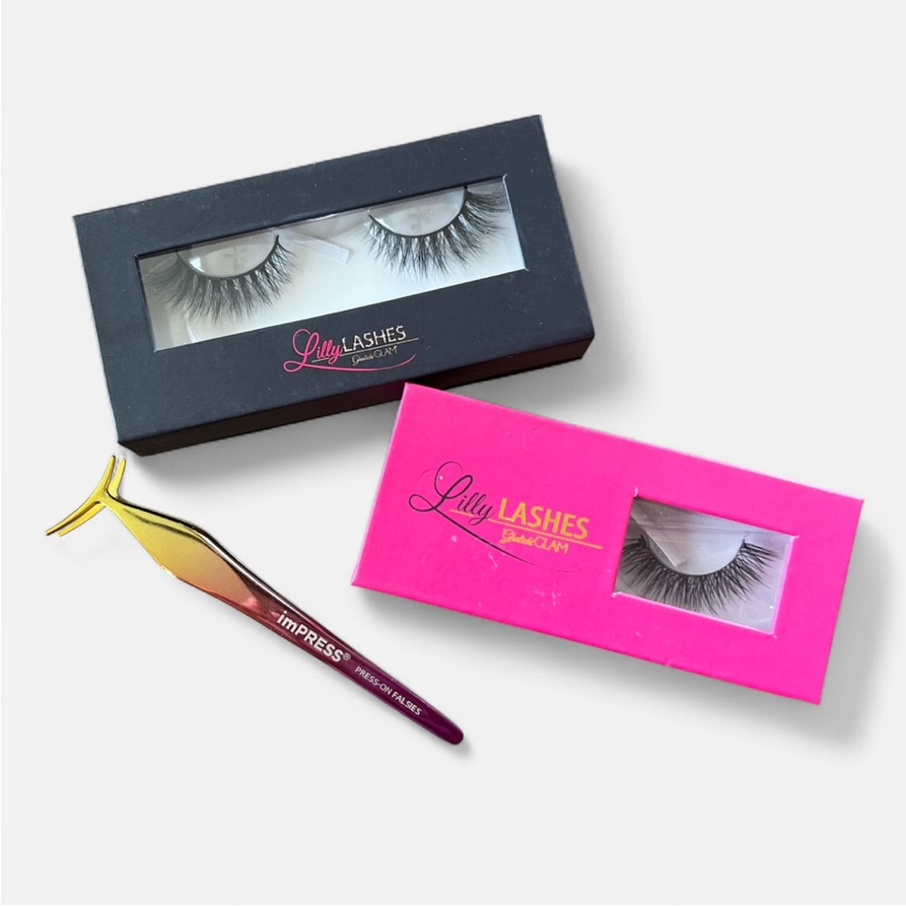 BUNDLE! Lilly Lashes Black Dramatic Synthetic Lashes